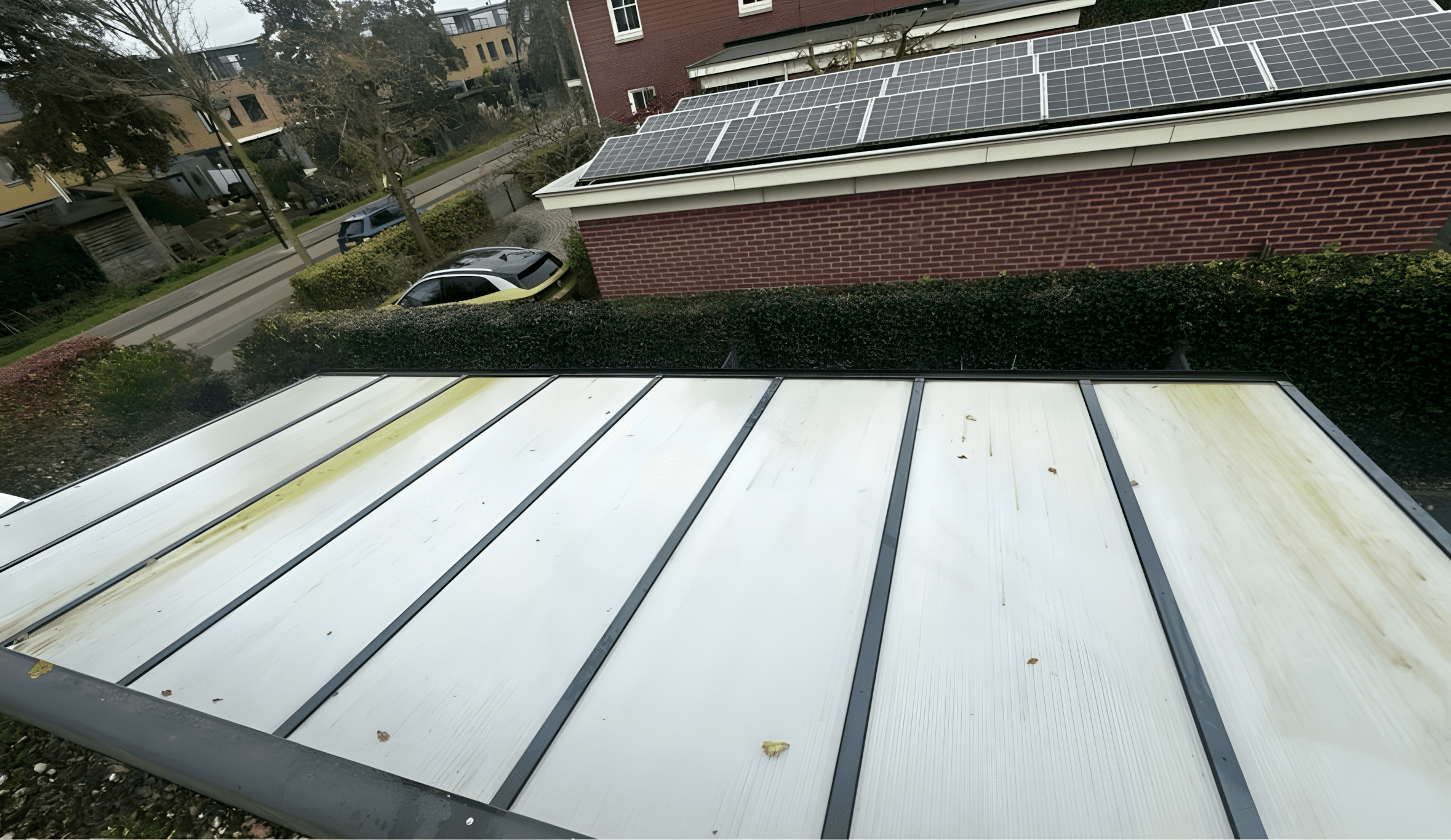 Glazen Overkapping voor